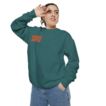 "Miserable Camper" Comfort Colors Sweatshirt