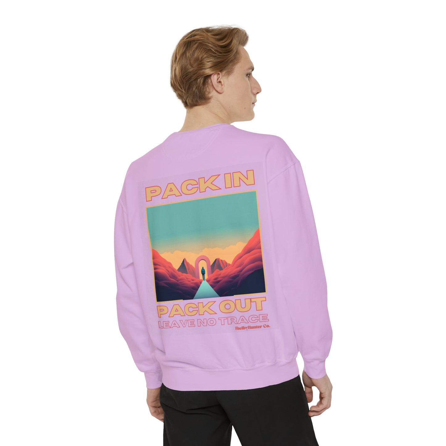 'Pack In, Pack Out' Comfort Colors Sweatshirt